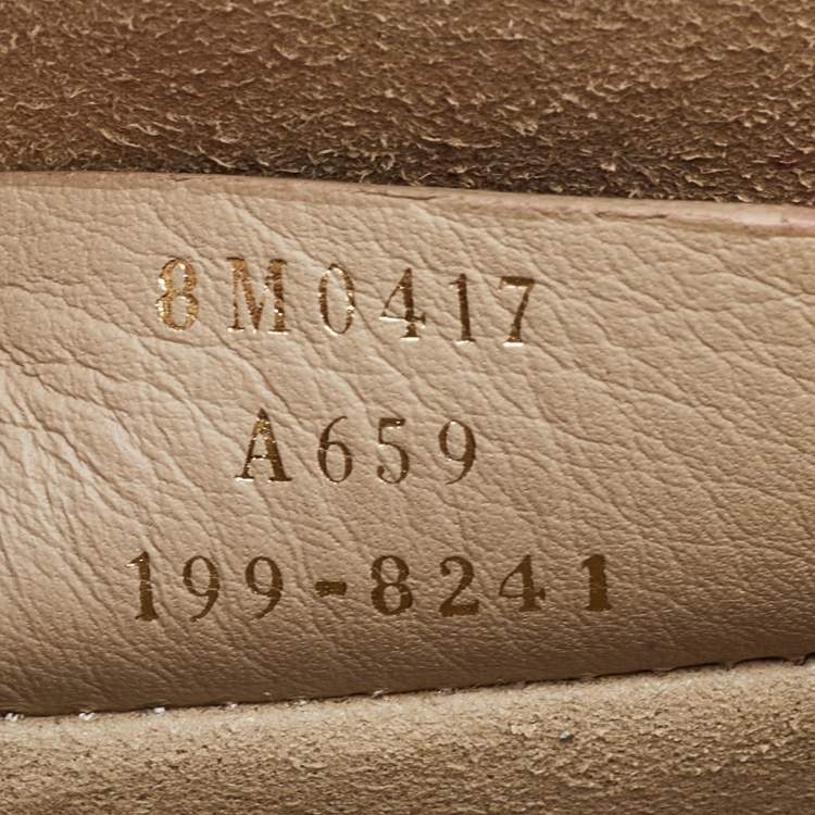 Pre Owned Fendi Black/Brown Zucca Embossed Leather Small Kan U Shoulder Bag
