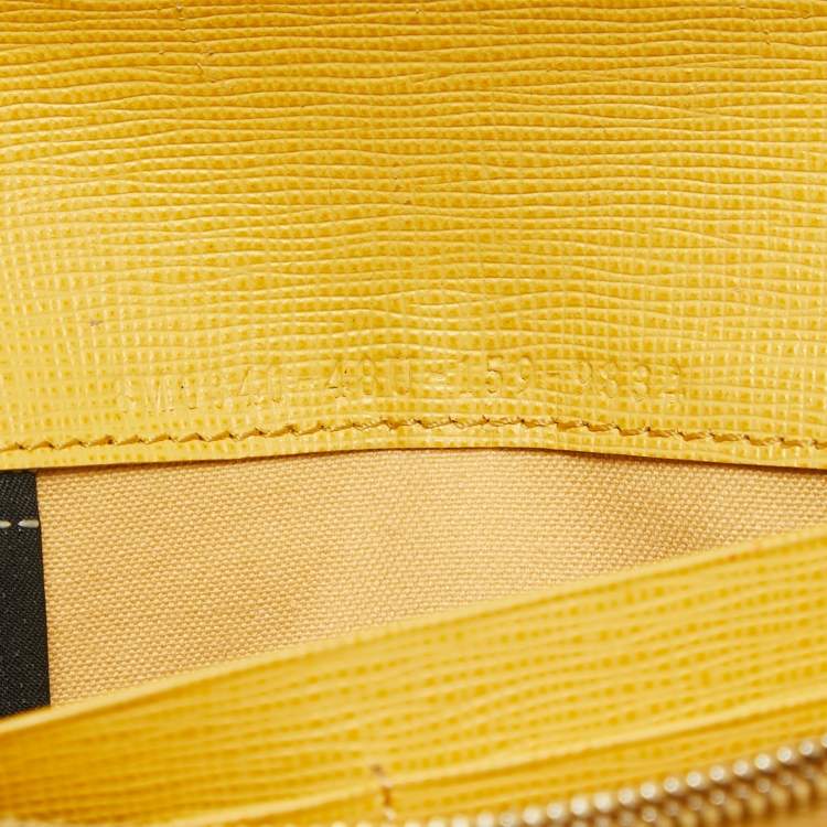 Pre Owned Fendi Multicolor Zucca Print Coated Canvas Flap Continental Wallet