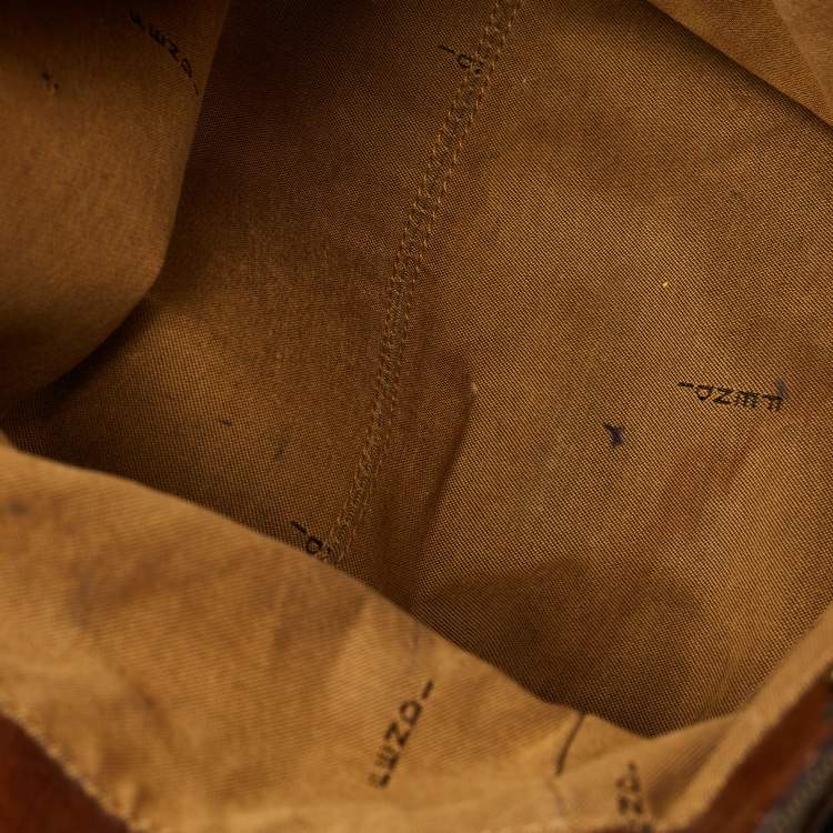 Pre Owned Fendi Brown/Tobacco Zucca Canvas and Leather Small Chef De Jour Bag