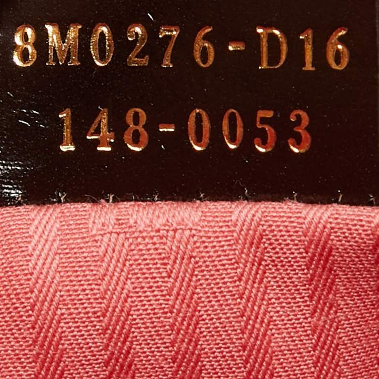 Pre Owned Fendi Coral Pink Leather Fendista Chain Bag