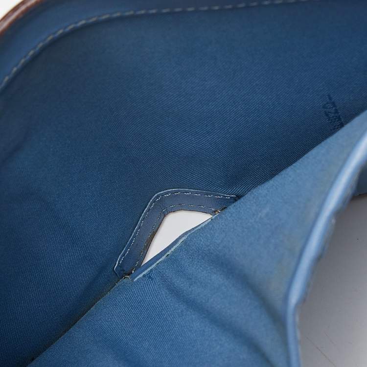 Pre Owned Fendi Grey Leather By The Way Bifold Wallet