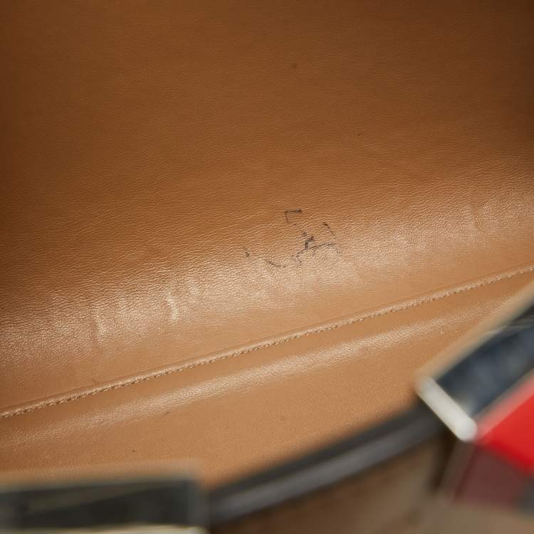 Pre Owned Fendi Beige Leather Medium Studded 3Jours Tote