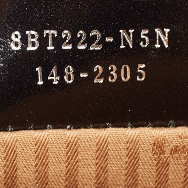 Pre Owned Fendi Tri Color Leather Small Demi Jour Top Handle Bag