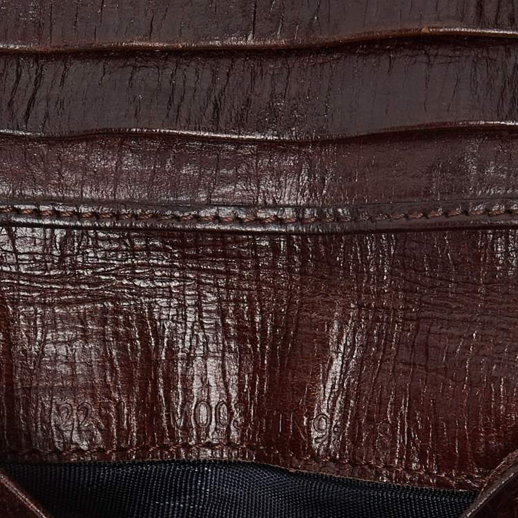 Pre Owned Fendi Beige/Brown Zuchino Canvas and Leather Forever Flap Wallet