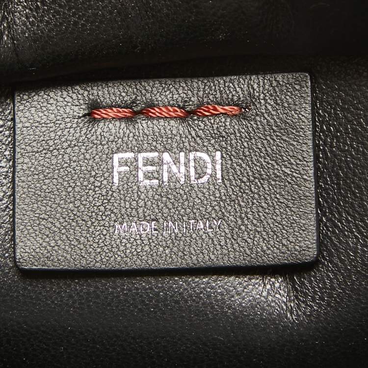 Pre Owned Fendi Brown Brick Leather Medium 3Jours Tote
