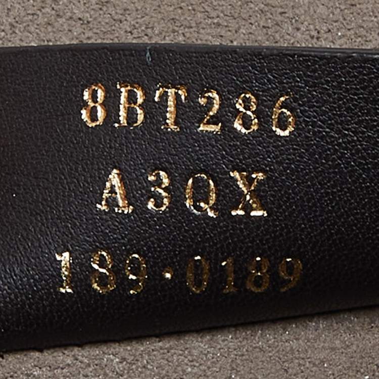 Pre Owned Fendi Black Leather Mini Kan I Shoulder Bag