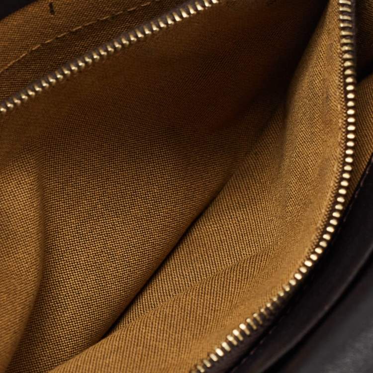 Pre Owned Fendi Tobacco Zucca Canvas and Leather Flap Continental Wallet