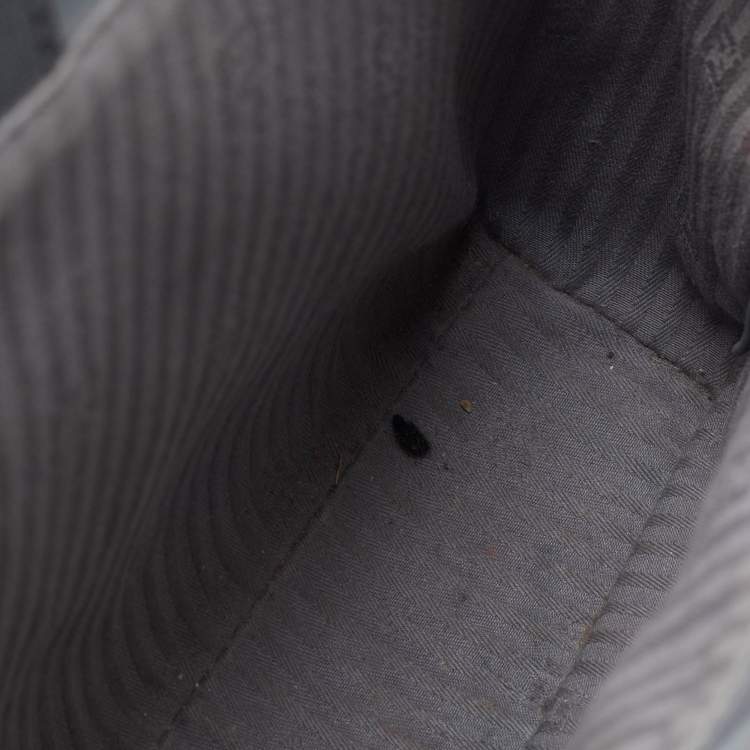 Pre Owned Fendi Grey Leather Petite Sac 2jours Tote