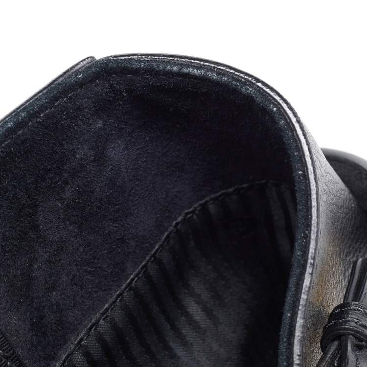 Pre Owned Fendi Black Leather Medium 2Jours Tote