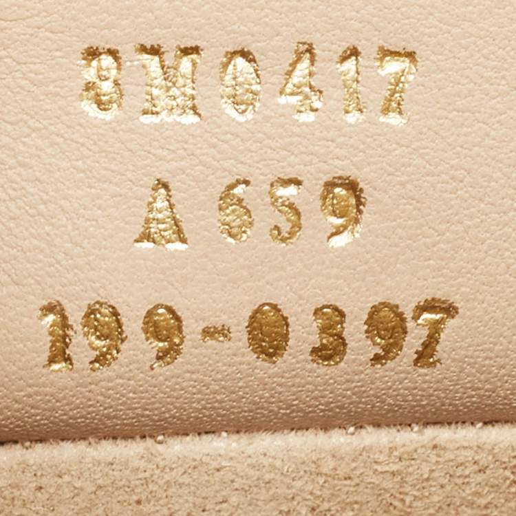 Pre Owned Fendi Black/Brown Zucca Embossed Leather Small Kan U Shoulder Bag