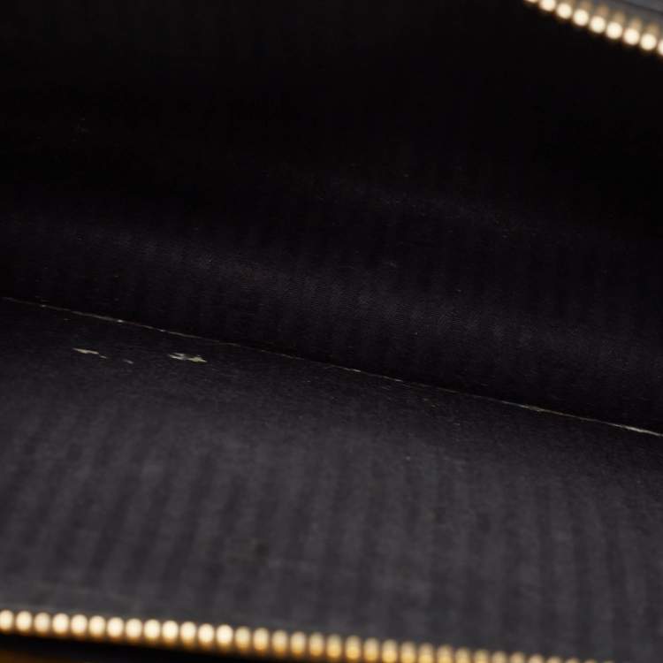 Pre Owned Fendi Black Leather Small Demi Jour Top Handle Bag
