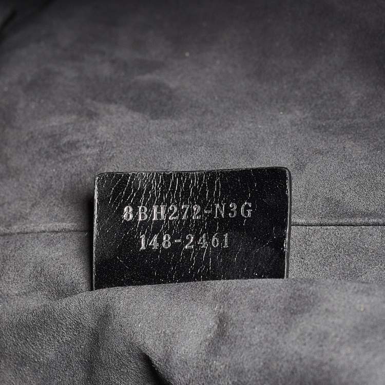 Pre Owned Fendi Dark Blue Denim Large 3Jours Tote