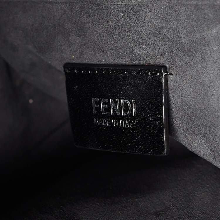 Pre Owned Fendi Dark Blue Denim Large 3Jours Tote