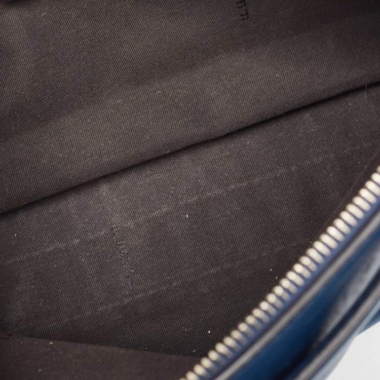 Pre Owned Fendi Blue Leather Medium By The Way Bag