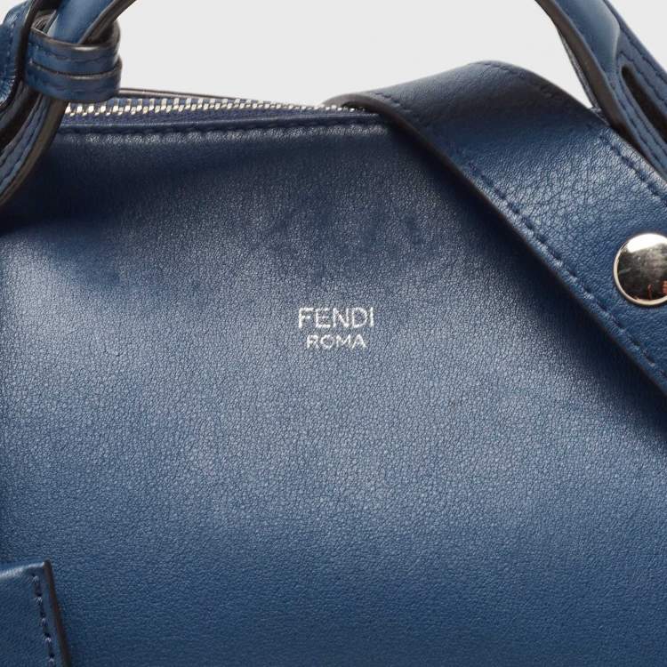 Pre Owned Fendi Blue Leather Medium By The Way Bag