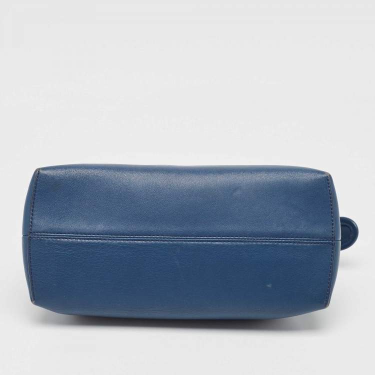 Pre Owned Fendi Blue Leather Medium By The Way Bag