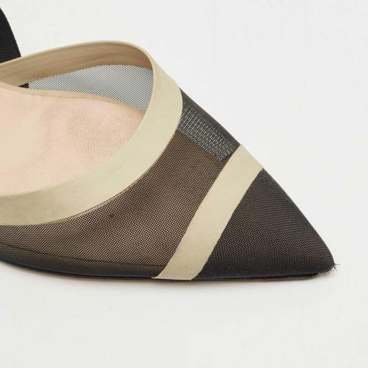 Pre Owned Fendi Multicolor Calf Hair and Leather Colibri Pumps Size 41.5