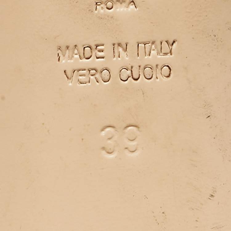 مملوكة مسبقًا Fendi Black/Grey Velvet FF Slide Sandals Size 39