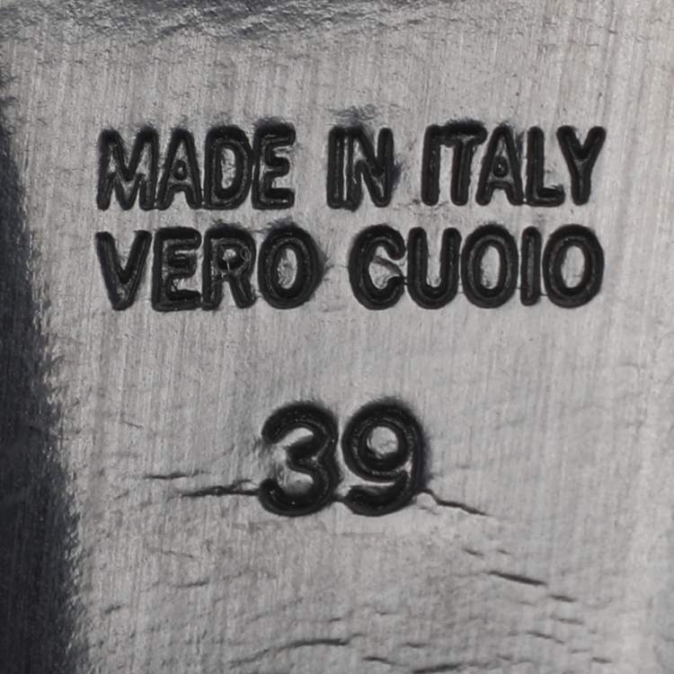 Pre Owned Fendi Fendista Bow Size 39 Black Leather Slingback Platform Pumps