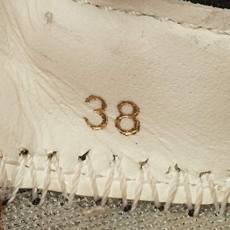 مملوكة مسبقًا Fendi Technical Flow Size 38 Multicolor Net and Suede Low Top Sneakers