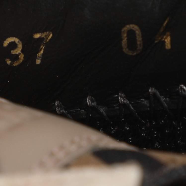 مملوكة مسبقًا Fendi Flow Size 37 Multicolor Canvas and Leather Low Top Sneakers