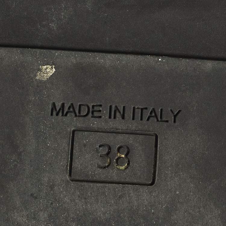 Pre Owned Fendi Feel Size 38 Brown Satin Ankle Strap Sandals