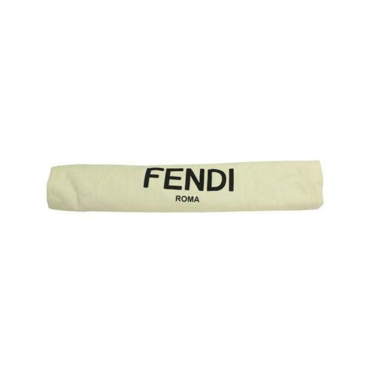 Pre Owned Fendi Black Leather Monster  Sneakers