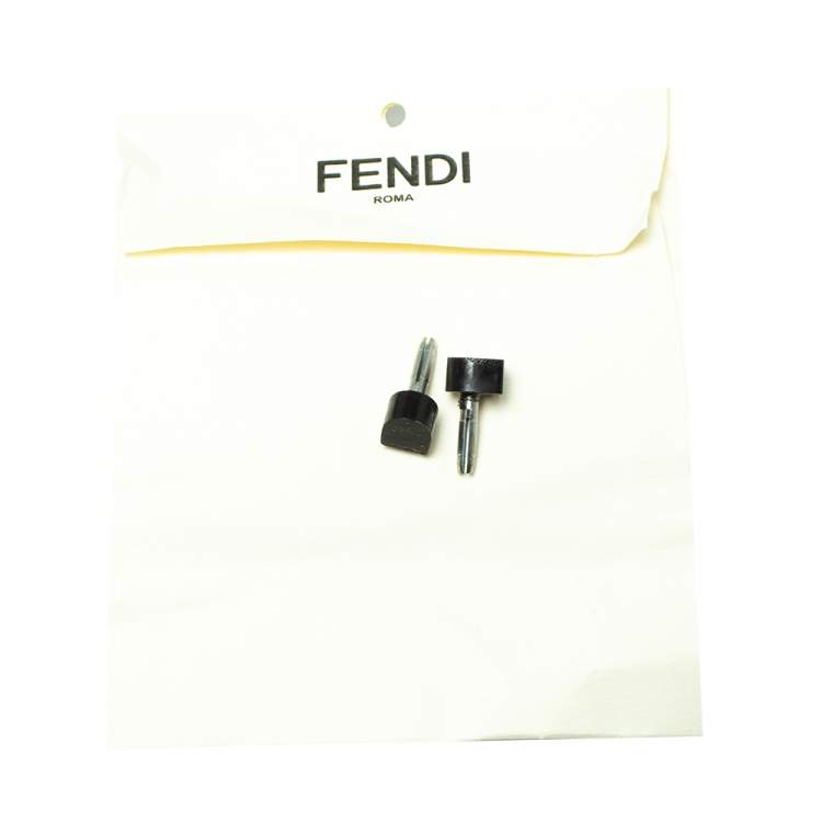 Pre Owned Fendi Black Satin Crystal Embellished Slingback Platform Sandals Size 39