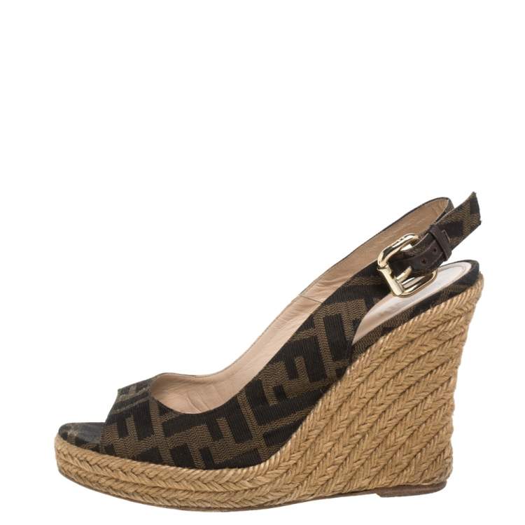 Fendi best sale espadrilles wedge