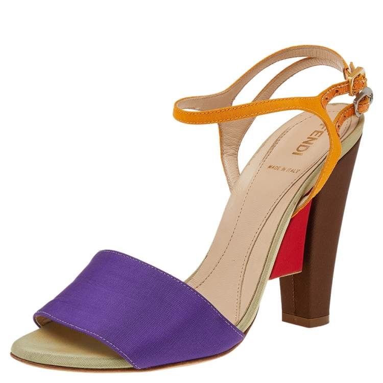 fendi colorful sandals