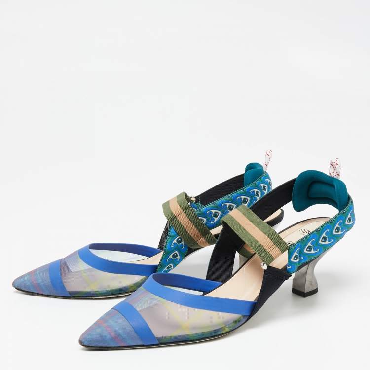 パンプス FENDI EMBELLISHED FABRIC COLIBRI PUMPS Colibrì Fabric Beige | Fendi