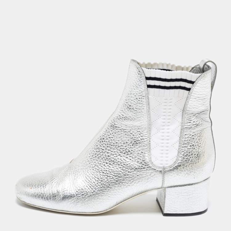 Silver hotsell fendi boots