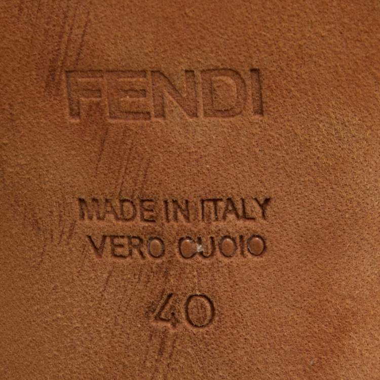 Pre Owned Fendi Metallic Grey Lizard Embossed Leather Chain Cage Heel Platform Sandals Size 40