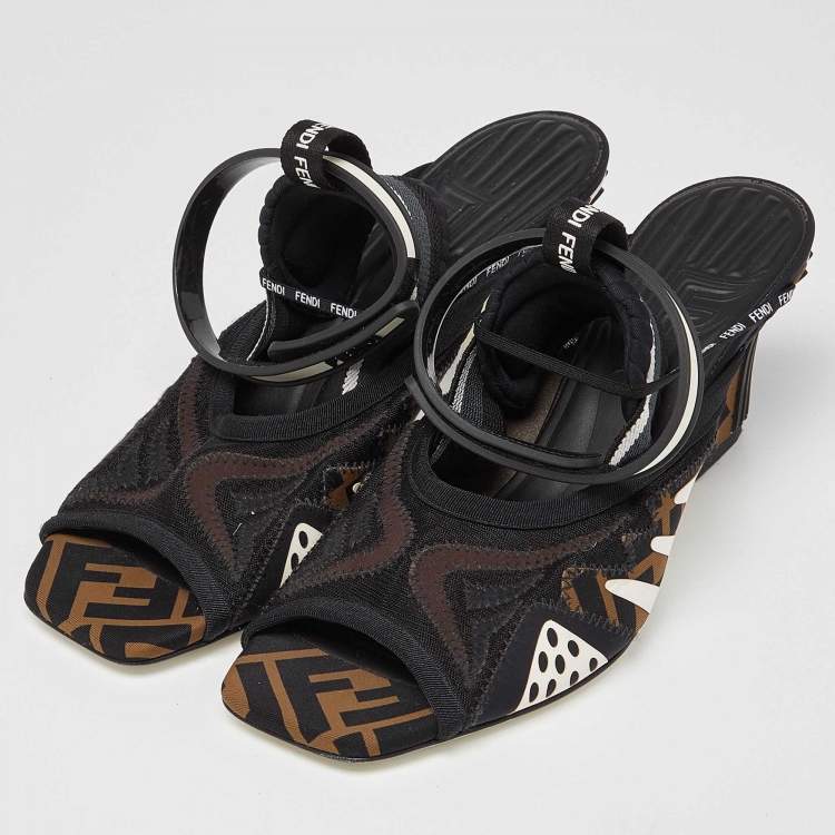 Fendi technical mesh sandals best sale