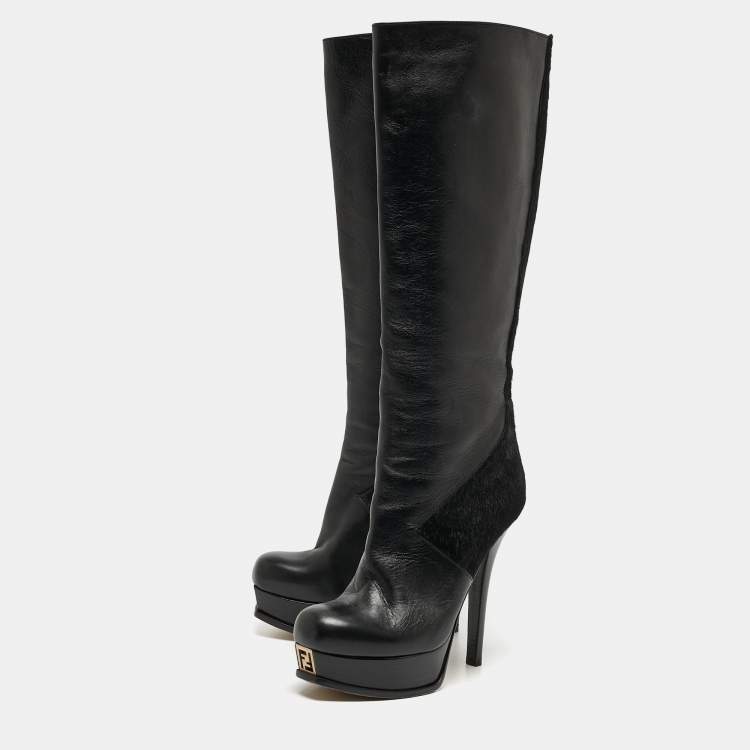 Fendi boots knee high best sale