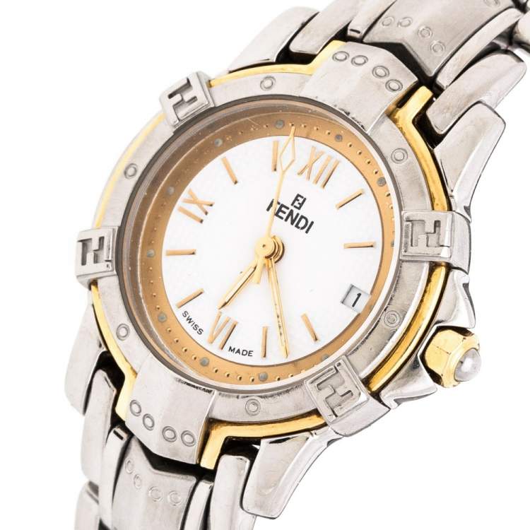 Fendi white online watch