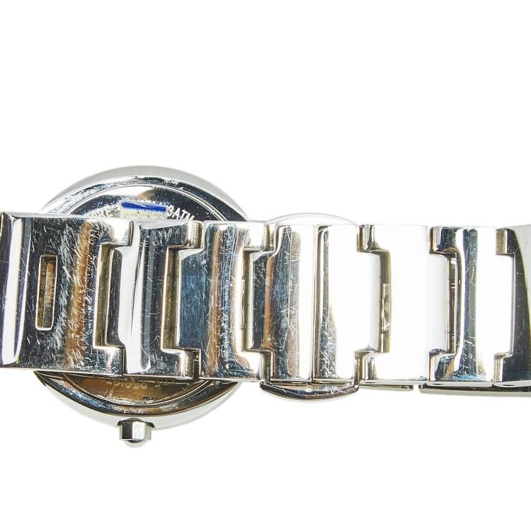 Pre Owned Fendi Black Stainless Steel 3050L Women's Wristwatch 24 mm 