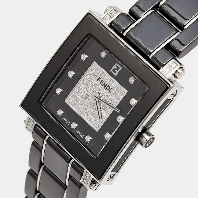 Fendi square online watch