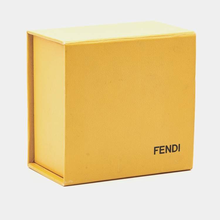 Pre Owned Fendi Black Stainless Steel Lizard Skin Leather Diamond Chameleon 30000M Women's Wristwatch 29 mm