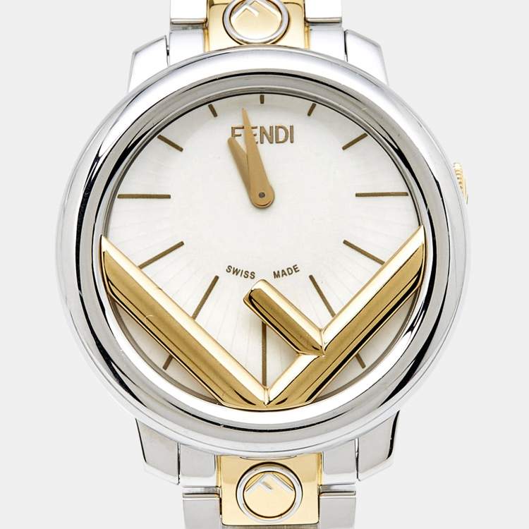 Relógio Fendi Original Run Away Quartz 164FT Branco Feminino