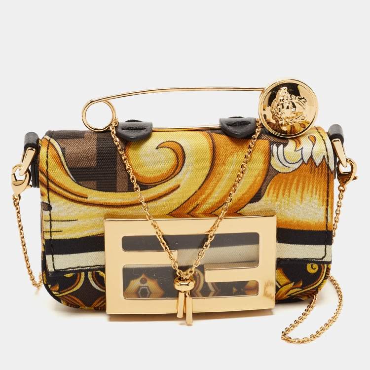 fendi x versace baguette hobo bag