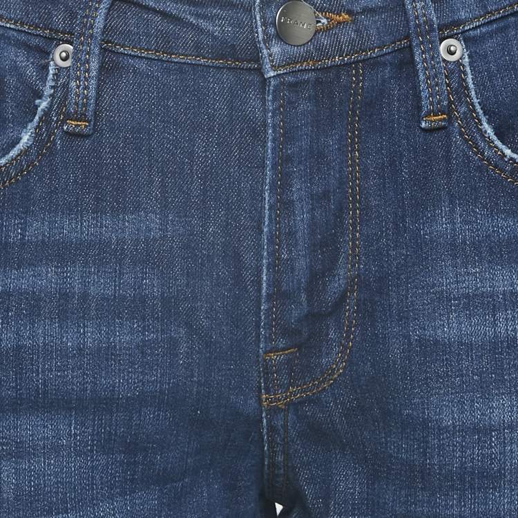 Pre Owned Frame Blue Denim L'Homme Slim Jeans L Waist 32"