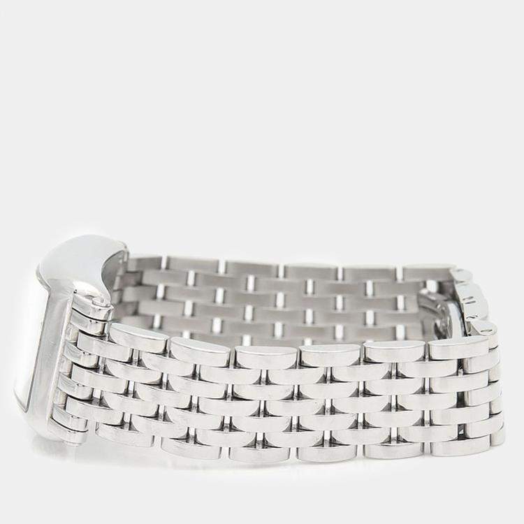 Pre Owned Franck Muller Long Island 802QZCOLDRM Quartz Silver Stainless Steel Women's Wristwatch 32.5 mm