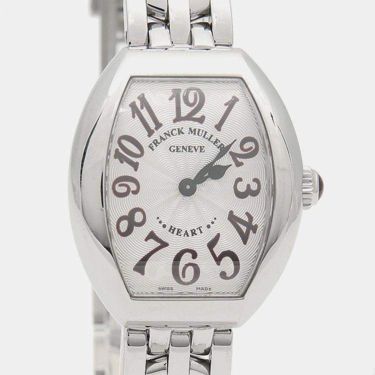 Pre Owned Franck Muller Heart to Heart Quartz Stainless Steel Women's Wristwatch 26 mm