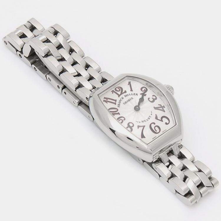 Pre Owned Franck Muller Heart to Heart Quartz Stainless Steel Women's Wristwatch 26 mm