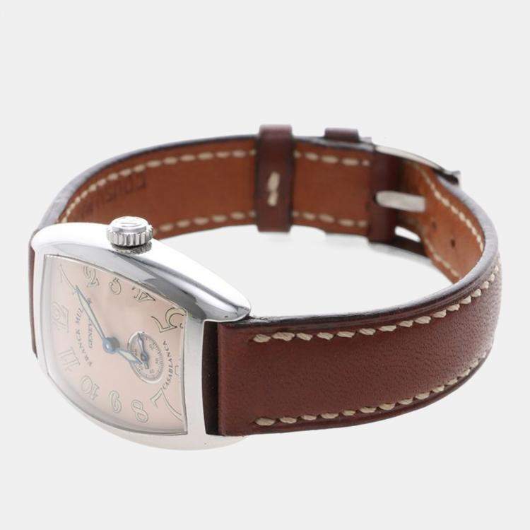 Pre Owned Franck Muller Casablanca 1750S6 Manual Wind Stainless Steel Womens Wristwatch 25 mm