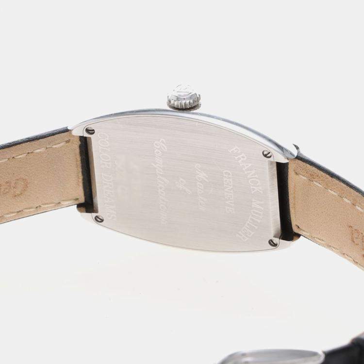 Pre Owned Franck Muller Colordream 7502QZ Quartz Stainless Steel Womens Wristwatch 29 mm