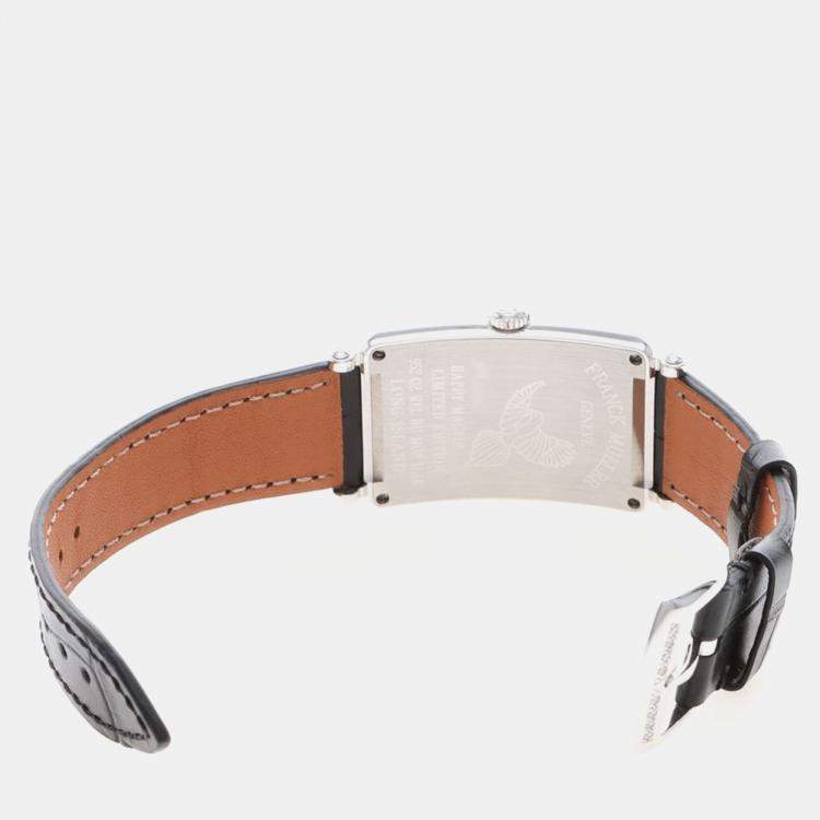 Pre Owned Franck Muller Long Island 952QZRELBUMOPD1R Quartz Stainless Steel Women's Wristwatch 26 mm
