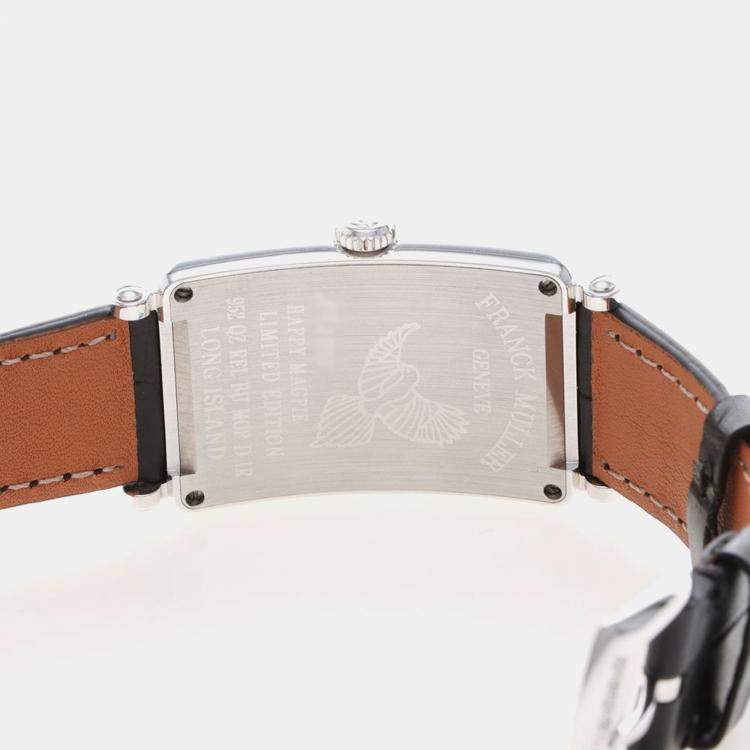 Pre Owned Franck Muller Long Island 952QZRELBUMOPD1R Quartz Stainless Steel Women's Wristwatch 26 mm