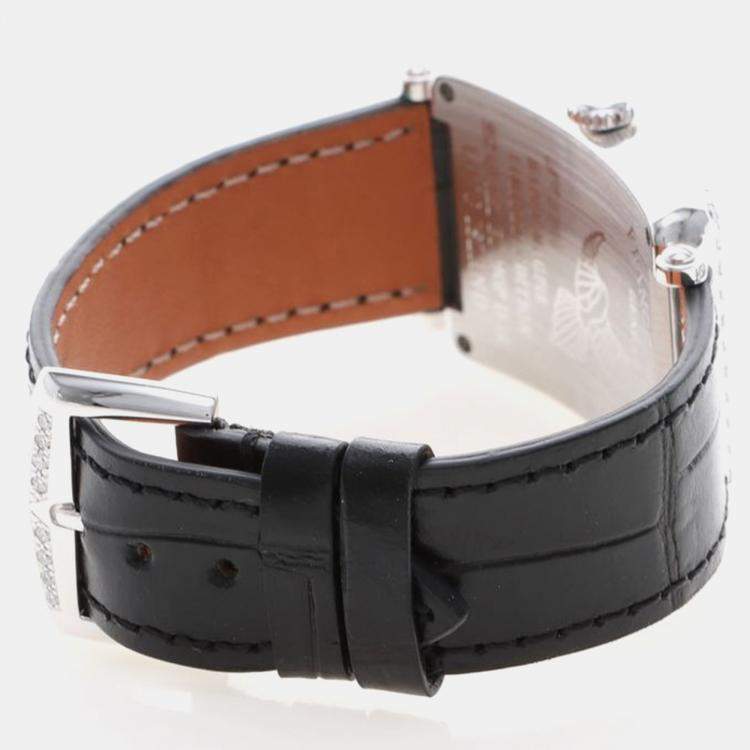 Pre Owned Franck Muller Long Island 952QZRELBUMOPD1R Quartz Stainless Steel Women's Wristwatch 26 mm